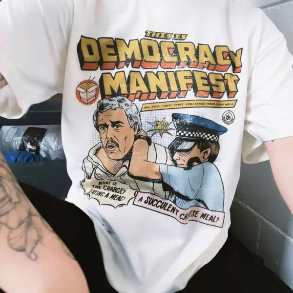 This is Democracy Manifest T-Shirt – Premium Combed Cotton Tee