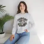 Throat Goat Sweater – Funny Unisex Gag Gift for Gen Z Pranks