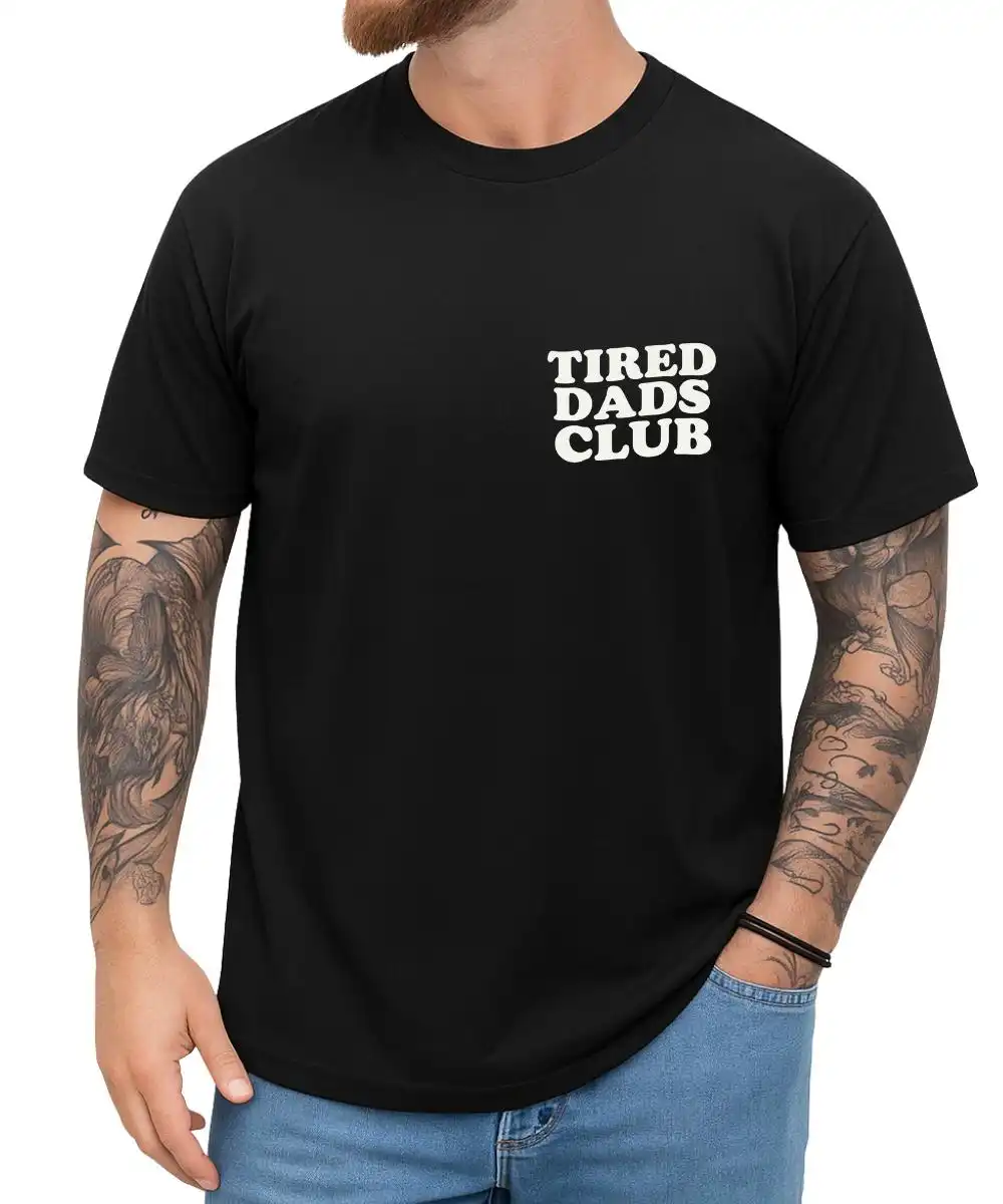 Tired Dads Club Shirt – Funny Pocket Print Tee for New Dads Tired Dads Club Shirt – Funny Pocket Print Tee for New Dads