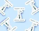 Today I’m a Serious Goose Sticker – Funny Waterproof Vinyl Decal