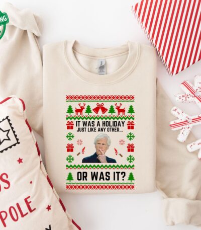 True Crime Christmas Sweater – Funny Holiday Party Sweatshirt