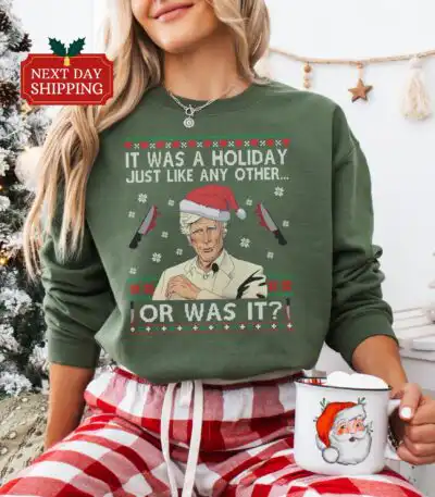 True Crime Ugly Christmas Sweater – Funny Holiday Sweatshirt