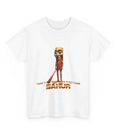 Tung Tung Sahur Unisex Cotton Tee – Comfy Casual Graphic Shirt
