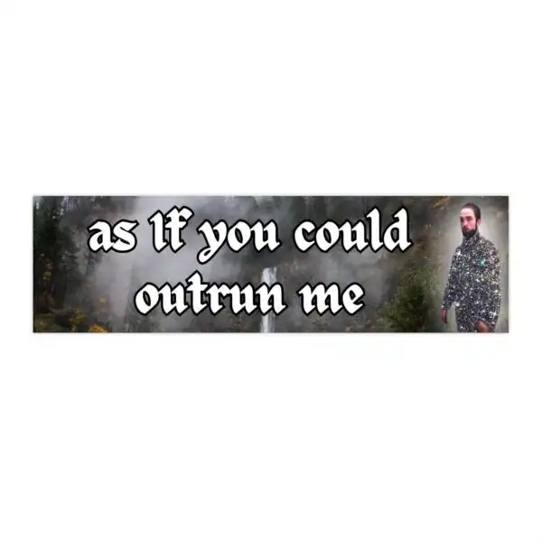 Twilight Edward Bumper Sticker – Funny Waterproof Vinyl Design
