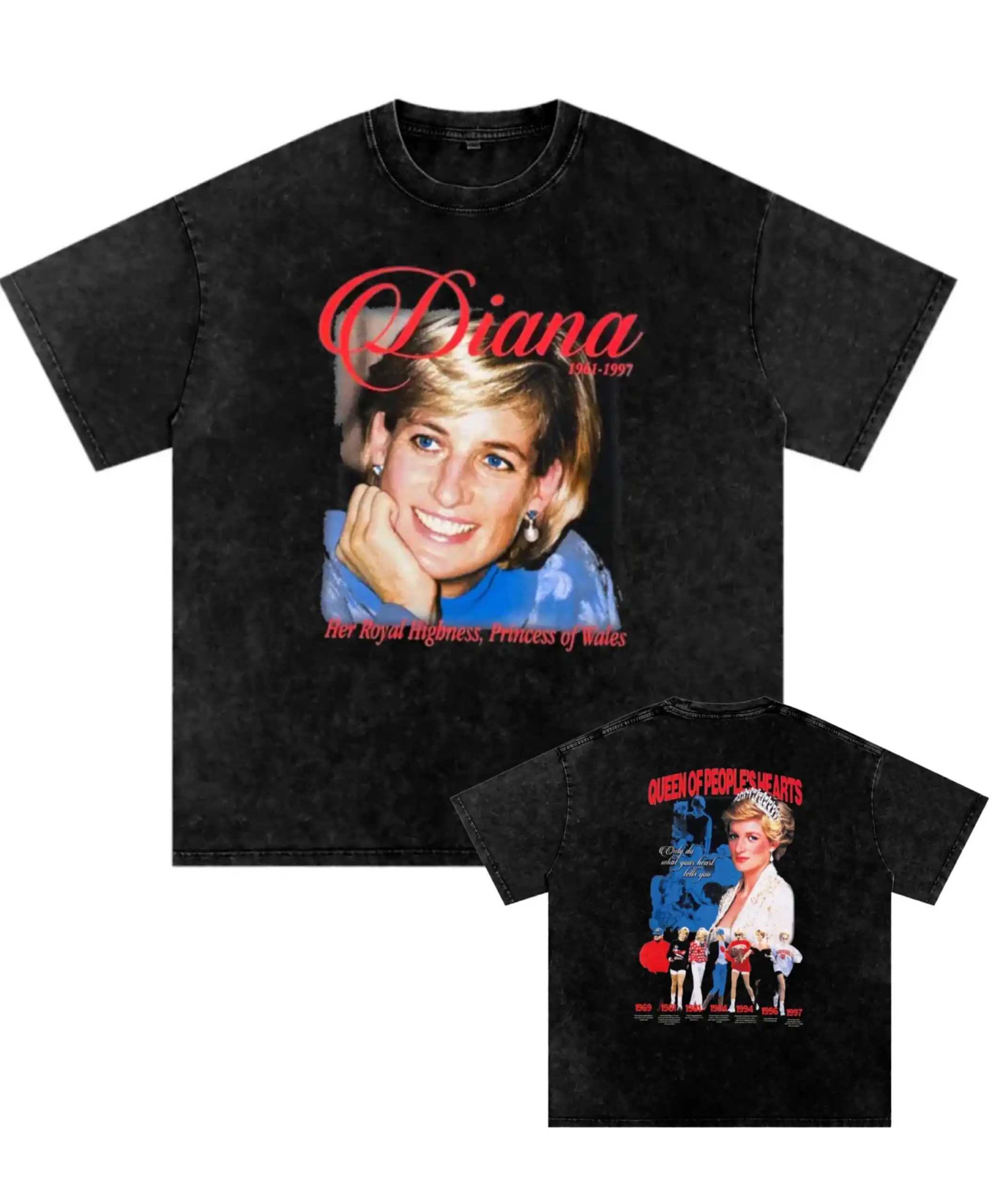 Vintage Princess Diana Shirt – 90s Royal Tribute Graphic Tee Vintage Princess Diana Shirt – 90s Royal Tribute Graphic Tee