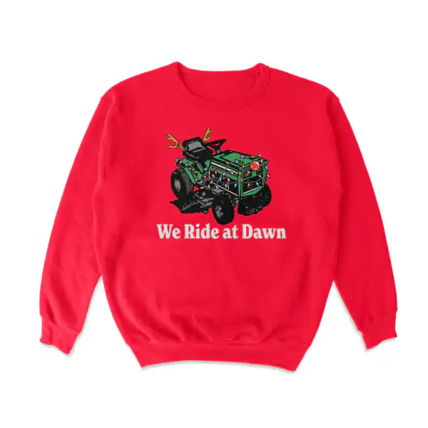 We Ride At Dawn Christmas Sweatshirt – Soft Cozy Holiday Top