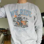 We Ride At Dawn Cowboy Sweatshirt – Soft Vintage Feel Crewneck