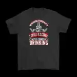 Weekend Forecast Drag Racing Tee – Fun White and Red Shirt