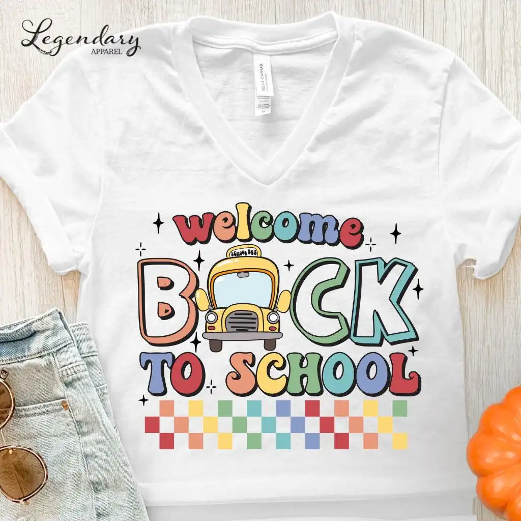Welcome Back To School Teacher Shirt – Retro Vintage Tee Welcome Back To School Teacher Shirt – Retro Vintage Tee