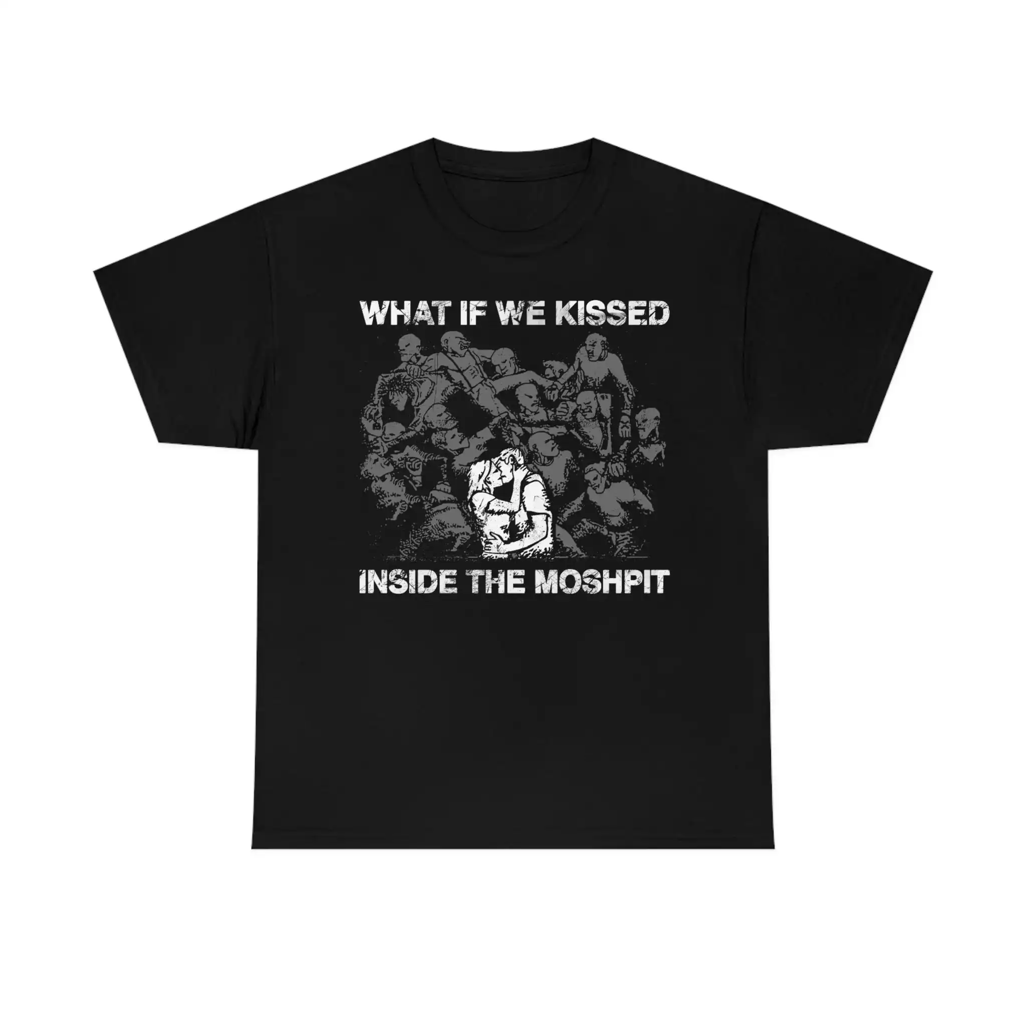 What If We Kissed At The Moshpit Shirt – Unisex Classic Cotton Tee What If We Kissed At The Moshpit Shirt – Unisex Classic Cotton Tee