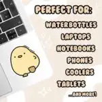 What the Shell Turtle Sticker – Cute Water Bottle Decal