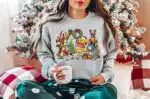 Winnie the Pooh Christmas Sweatshirt – Cute Holiday Graphic Tee