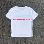 Women's Y2K Baby Fitted Tee – 3D Puff Graphic T-Shirt
