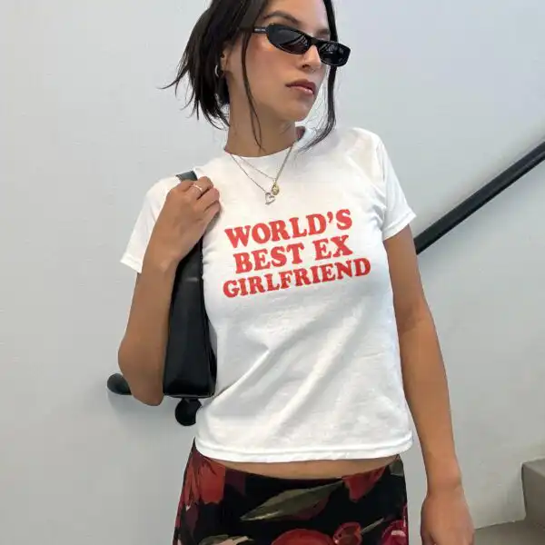 World's Best Ex Girlfriend T-Shirt – Funny Vintage Graphic Tee