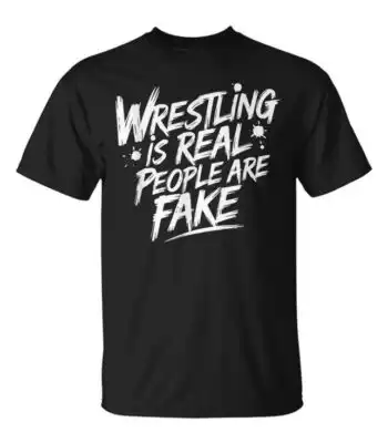 Wrestling Is Real T-Shirt – Bold Graphic Tee for Fans