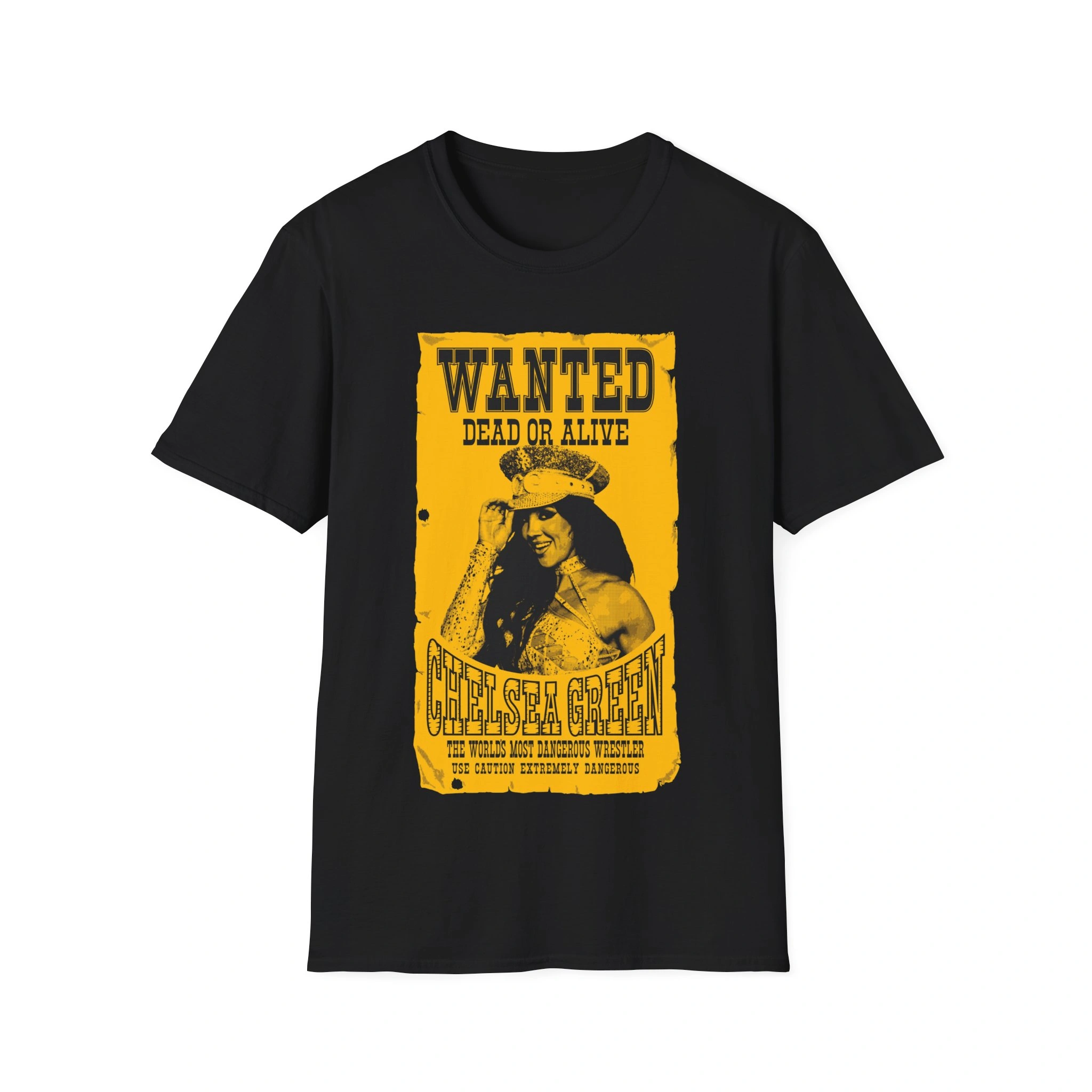 WWE Wanted Chelsea Green Shirt – Vintage Style Wrestling Tee WWE Wanted Chelsea Green Shirt – Vintage Style Wrestling Tee