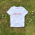 Y2K Baby Fitted Tee – Funny 3D Puff Top for Casual Style