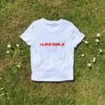 Y2K Baby Tee, I Like Women | 3D Puff Lesbian Graphic Shirt
