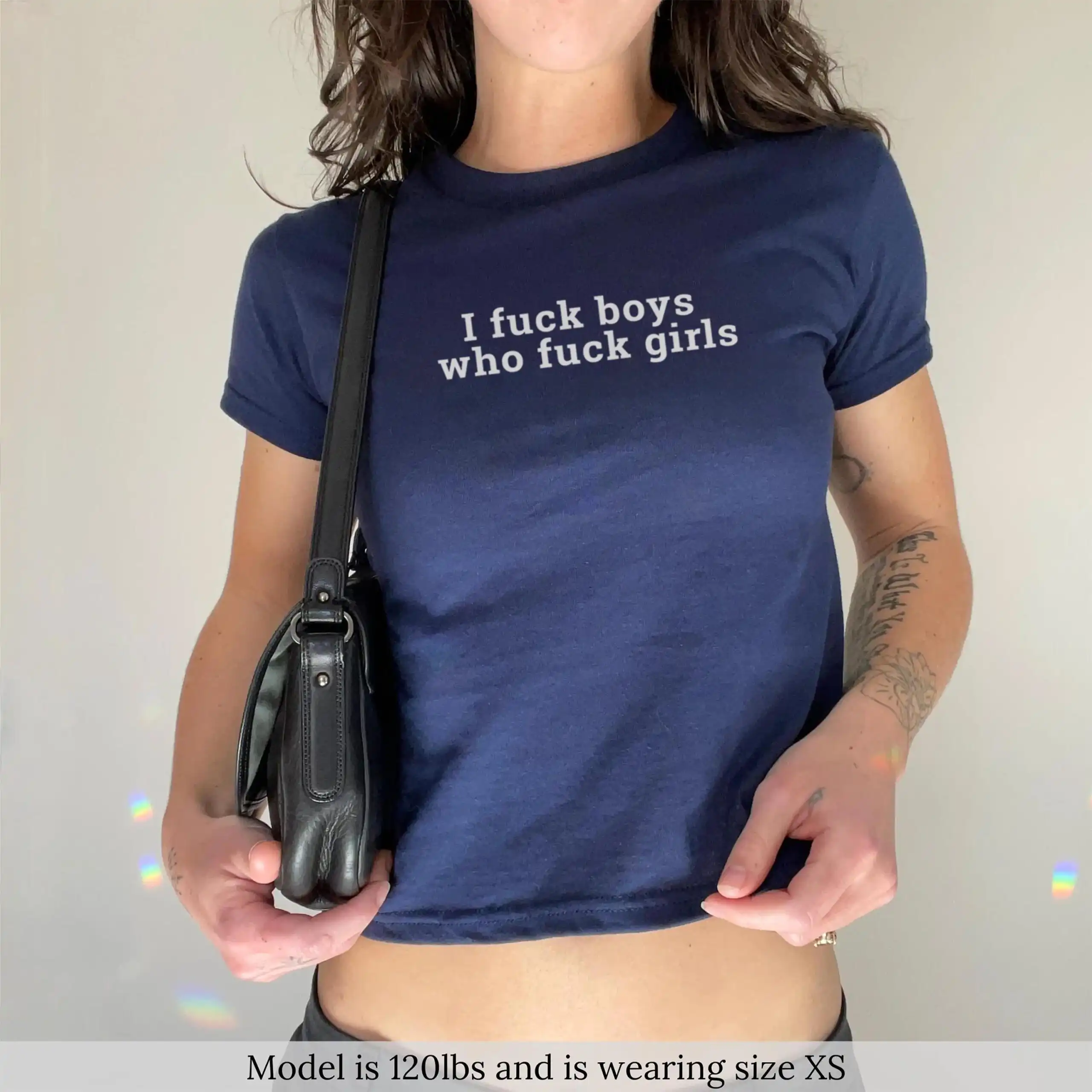 Y2K Feminist Crop Top – Edgy Summer Tee for LGBTQ Pride Y2K Feminist Crop Top – Edgy Summer Tee for LGBTQ Pride