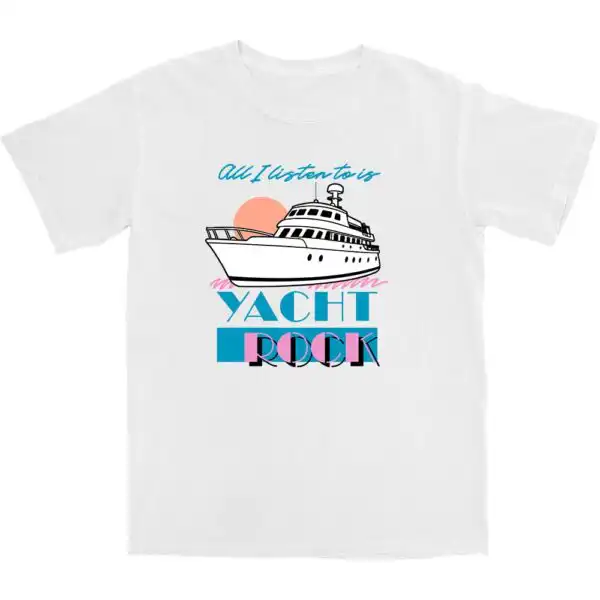 Yacht Rock T Shirt – Soft Cotton Tee for Laid-Back Vibes