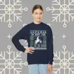 Youth Motocross Ugly Christmas Sweater – Fun Holiday Sweatshirt