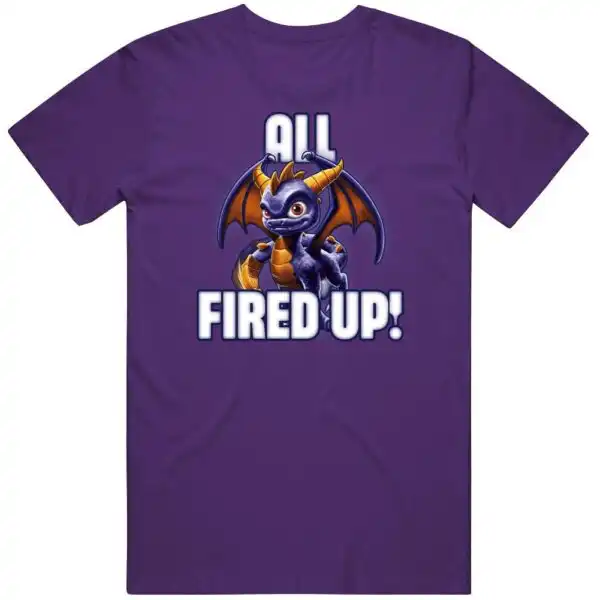 All Fired Up Spyro Parody T-Shirt – Comfy Cotton Gamer Tee