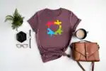 Autism Awareness Shirt – Soft Cotton Tee for Moms and Teachers