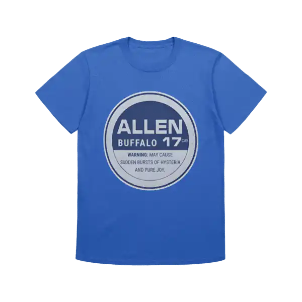Buffalo Bills Allen 17 Shirt – Game Day Energy Graphic Tee