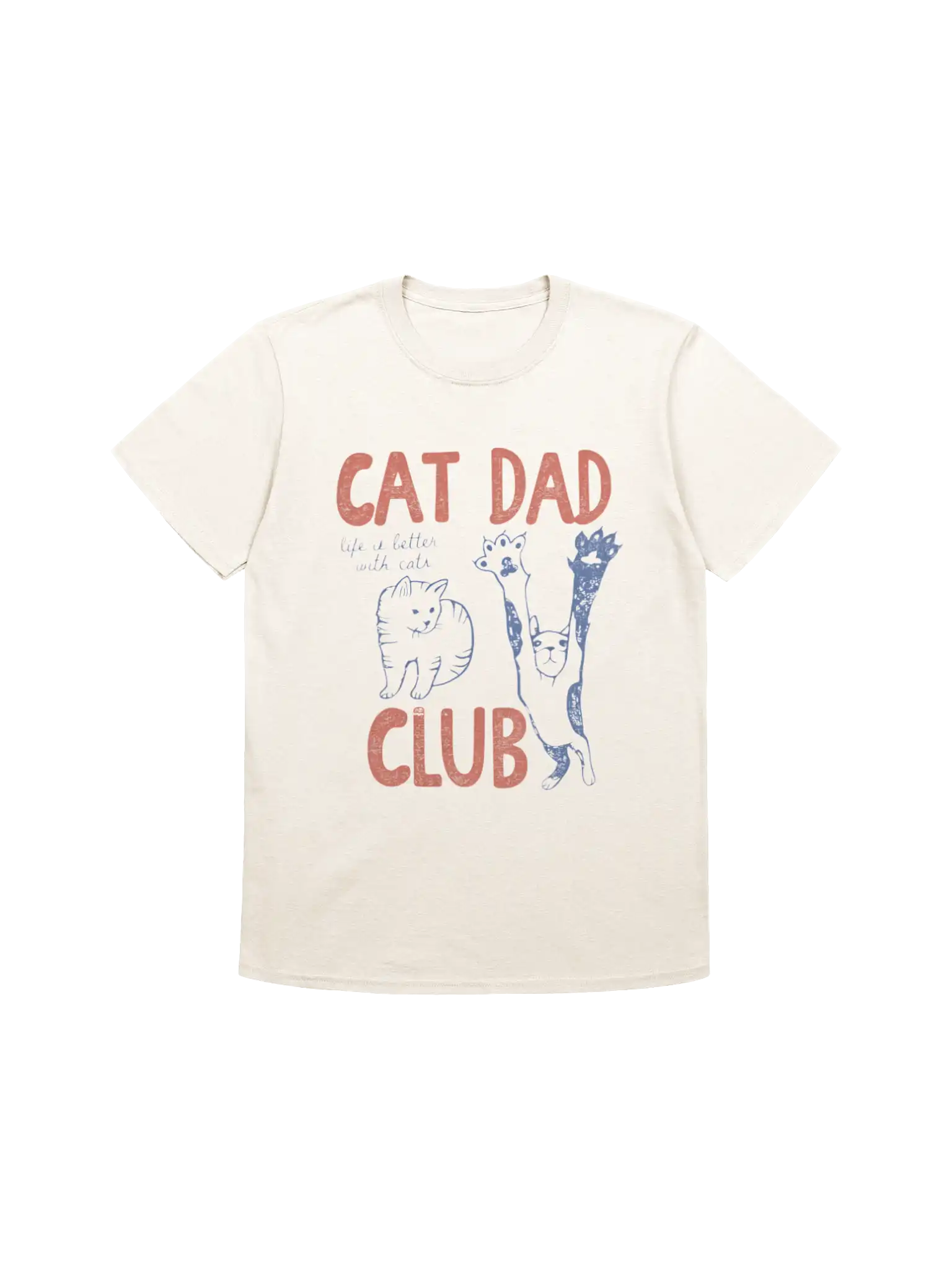 Cat Dad Club Shirt – Funny Graphic Tee for Cat Lovers Cat Dad Club Shirt – Funny Graphic Tee for Cat Lovers