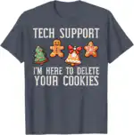 Christmas Tech Support T-Shirt – Funny Holiday Gift for All