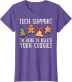 Christmas Tech Support T-Shirt – Funny Holiday Gift for All