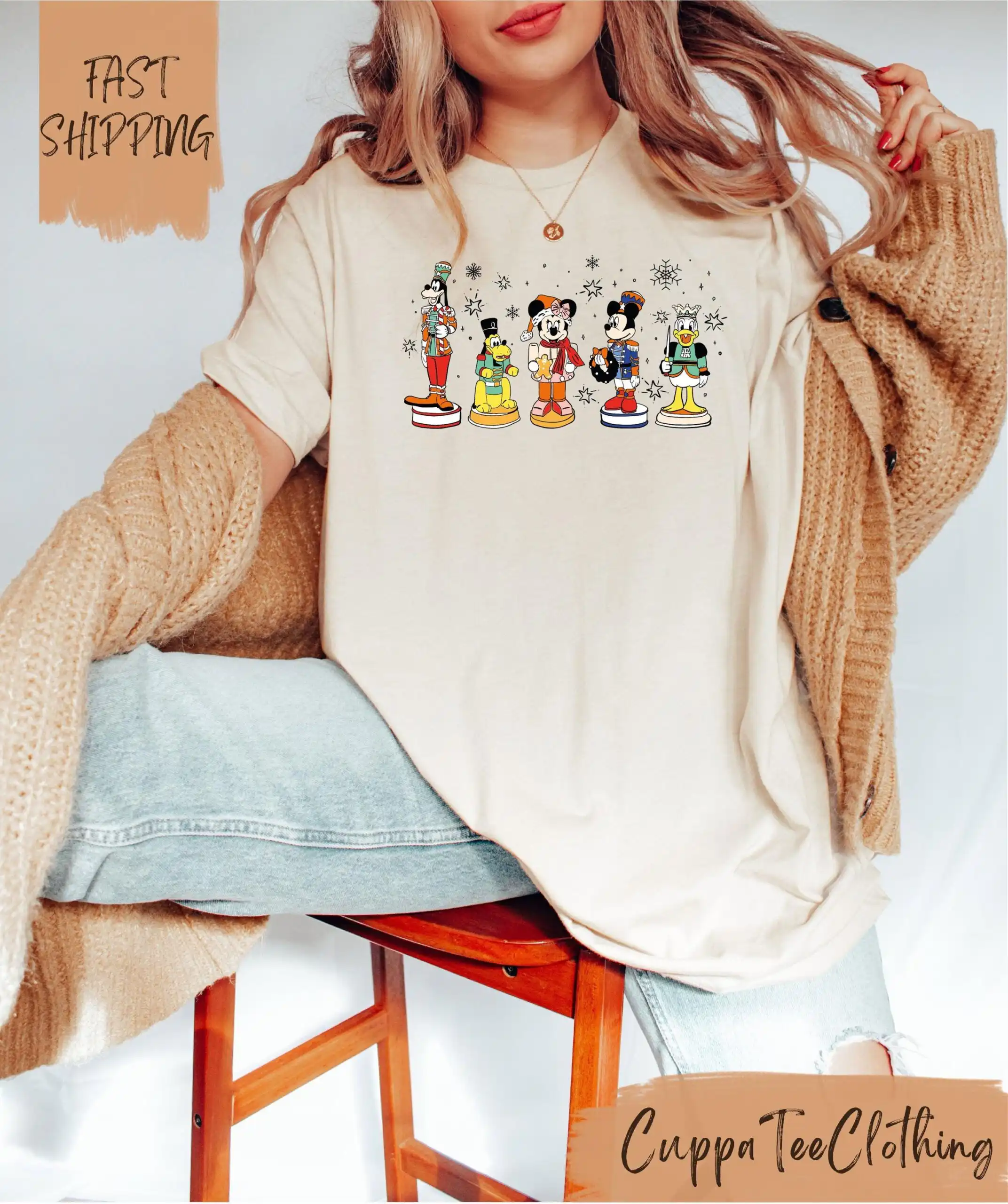 Disney Nutcracker Shirt – Festive Mickey and Friends Sweatshirt Disney Nutcracker Shirt – Festive Mickey and Friends Sweatshirt