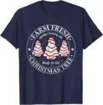 Farm Fresh Christmas Tree Matching T-Shirt – Cozy Family Tee
