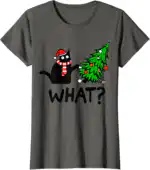 Funny Black Cat Christmas Tee – Gift for Cat Lovers and Owners