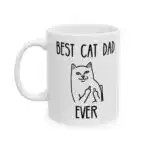 Funny Cat Dad Mug – Colorful Gift for Cat Lovers, 11oz