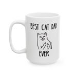 Funny Cat Dad Mug – Colorful Gift for Cat Lovers, 11oz