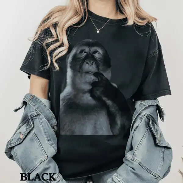Funny Monkey Graphic Tee – Unisex Odd Core T-Shirt