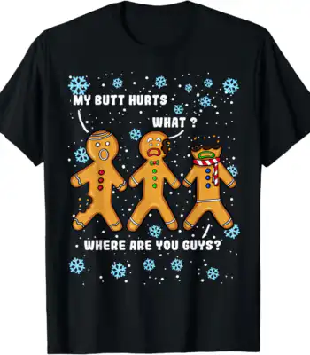 Gingerbread Man Christmas T-Shirt – Funny Holiday Design for All