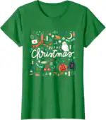 Harry Potter Christmas T-Shirt – Hedwig & Golden Snitch Design