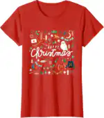Harry Potter Christmas T-Shirt – Hedwig & Golden Snitch Design