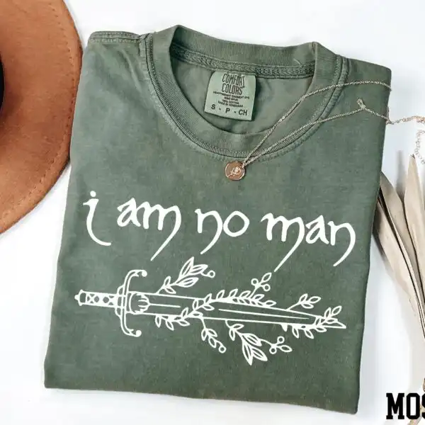 I am no man shirt – Feminist book lover graphic tee