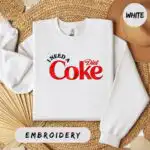 I Need A Diet Coke Sweatshirt – Funny Embroidered Crewneck Pullover