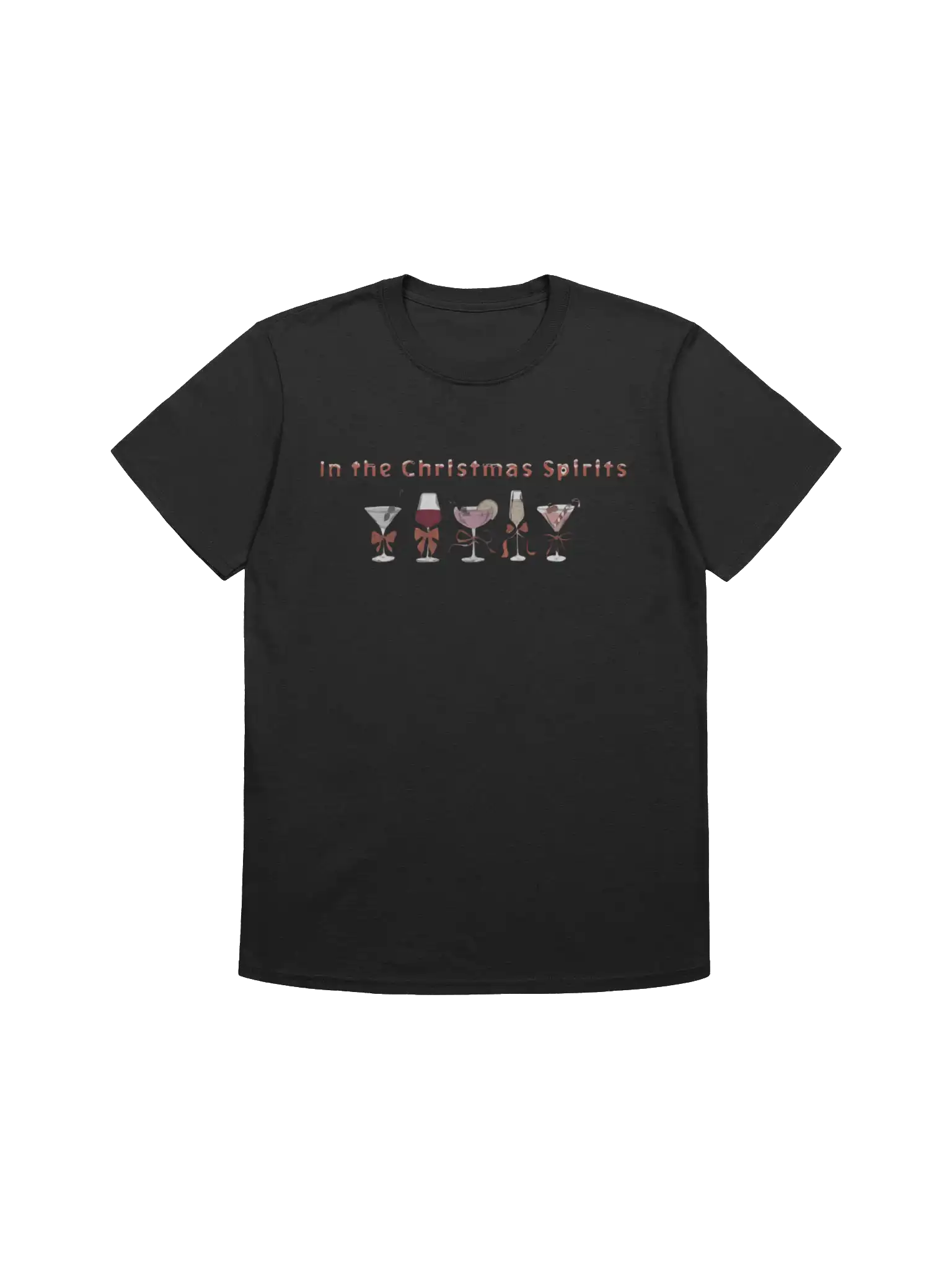 In The Christmas Spirits Shirt – Funny Holiday Alcohol Tee In The Christmas Spirits Shirt – Funny Holiday Alcohol Tee