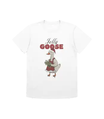 Jolly Goose Holiday Cheer Shirt – Funny Christmas Graphic Tee