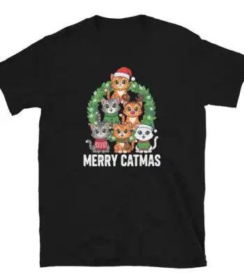 Merry Catmas Shirt – Cute Kitten Holiday Tee for Cat Lovers