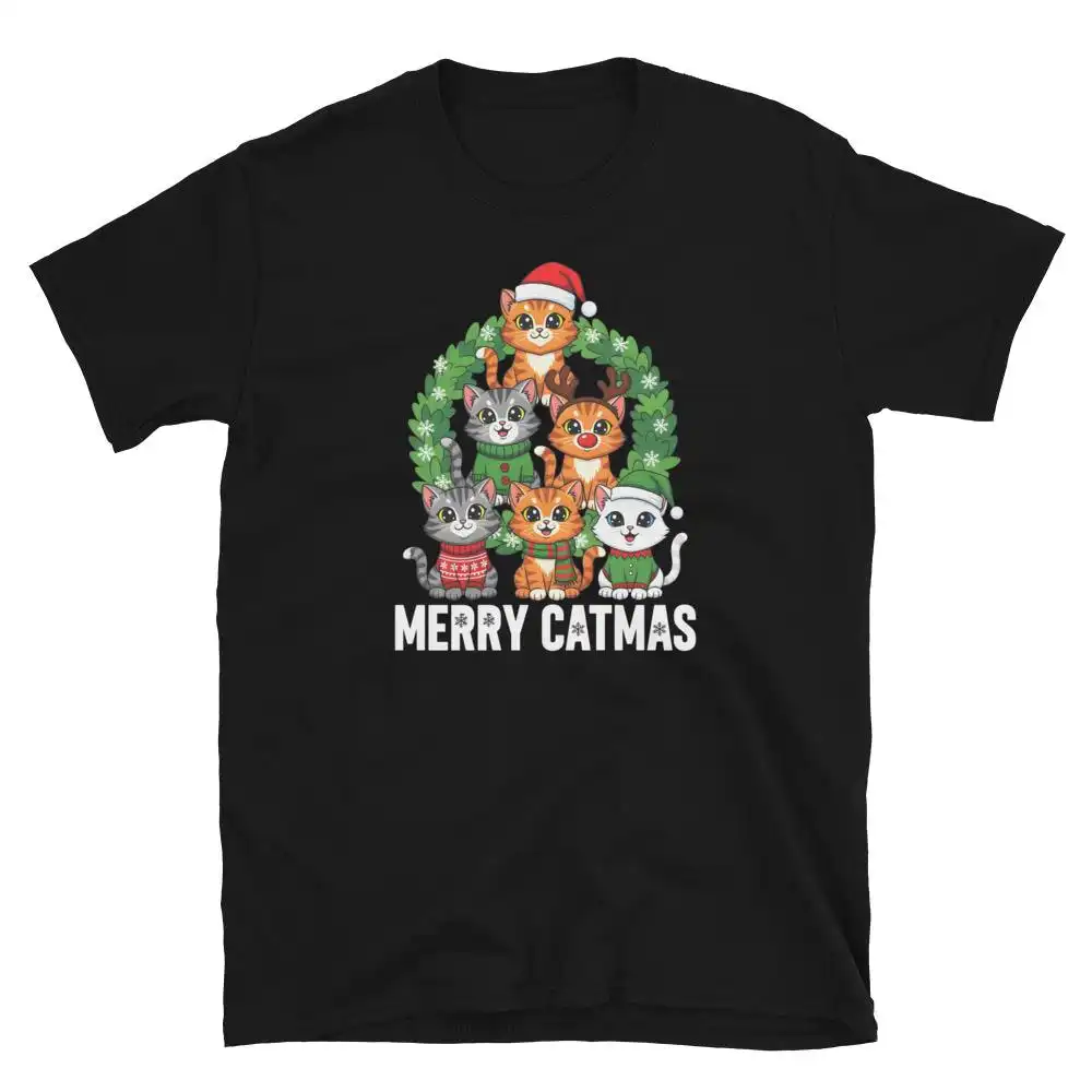 Merry Catmas Shirt – Cute Kitten Holiday Tee for Cat Lovers Merry Catmas Shirt – Cute Kitten Holiday Tee for Cat Lovers