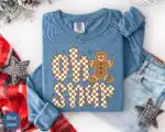 Oh Snap Christmas Baker Long Sleeve Shirt – Funny Holiday Tee