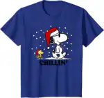 Peanuts Snoopy Holiday Snowfall Tee – Fun Short Sleeve Shirt