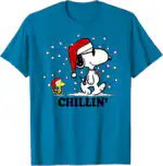 Peanuts Snoopy Holiday Snowfall Tee – Fun Short Sleeve Shirt