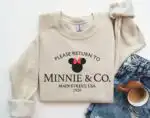 Please Return to Mickey and Co Sweatshirt – Cute Disney Couple Top